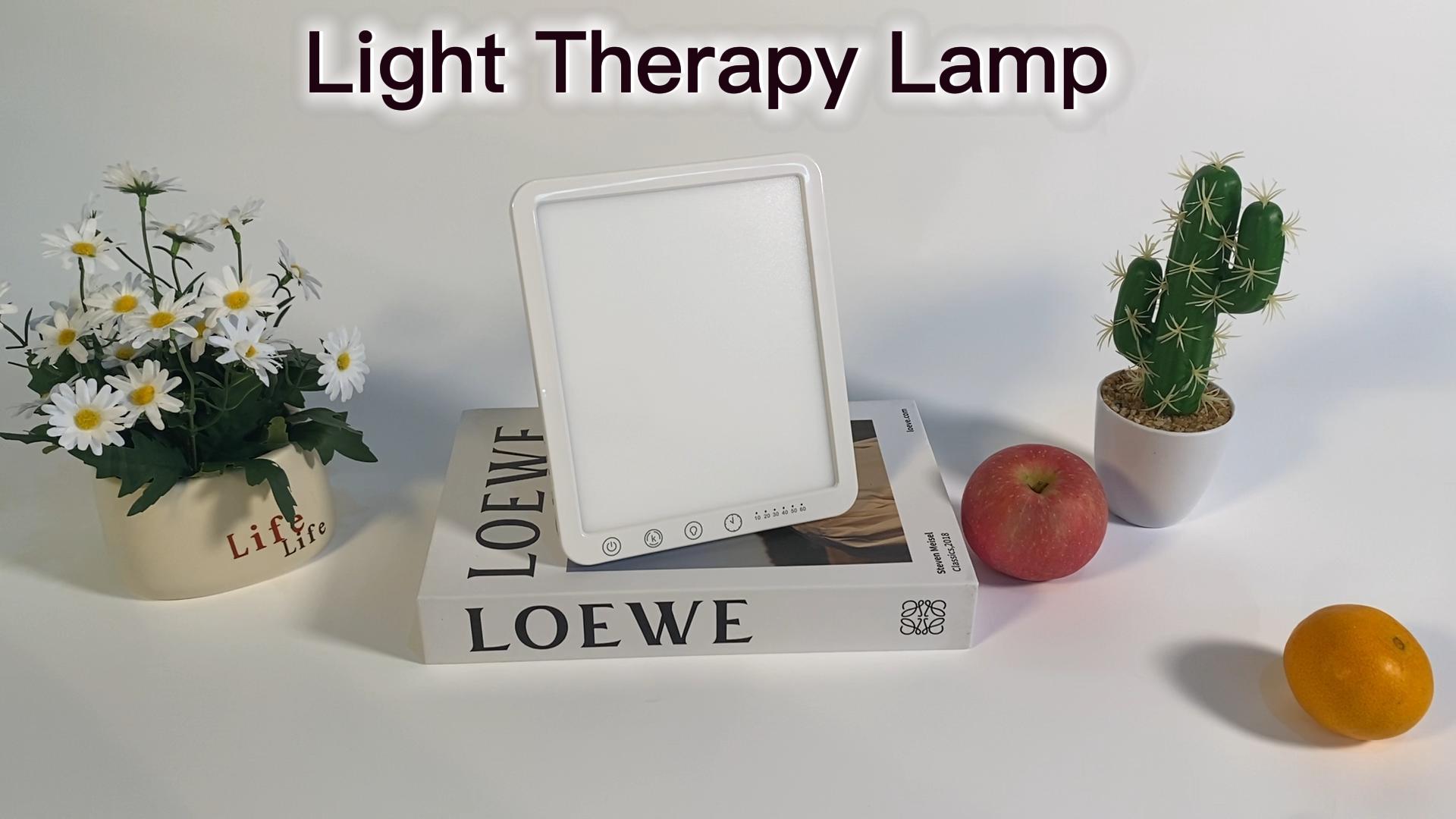 DIKAKO Light Therapy Lamp, 15000 Lx Sun Lamp,3 Color Temperature